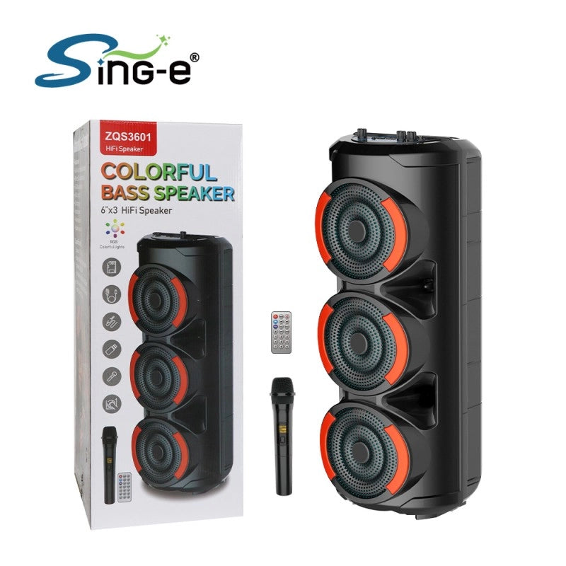 Zmadhues Zëri Sing-e ZQS3601 – Party Speaker me Mikrofon