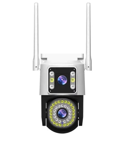 Kamerë Sigurie Wi-Fi me 2 Lente 4MP, Shikim Nate me Ngjyra, Audio Dydrejtimëshe