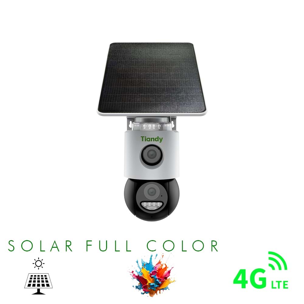 Kamerë Sigurie Tiandy TC-H363U 4G Solar Color Maker 6MP me Zoom 4×