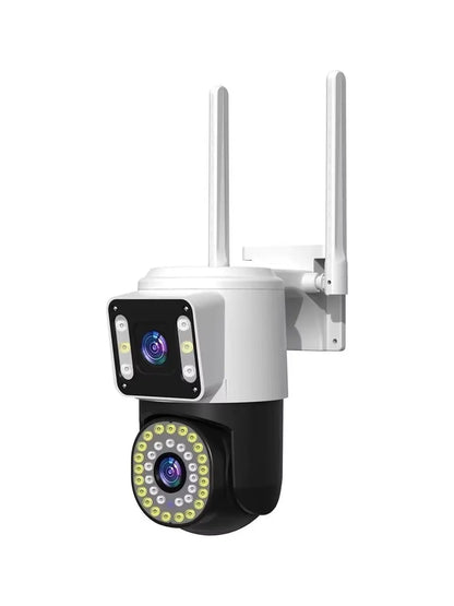 Kamerë Sigurie Wi-Fi me 2 Lente 4MP, Shikim Nate me Ngjyra, Audio Dydrejtimëshe