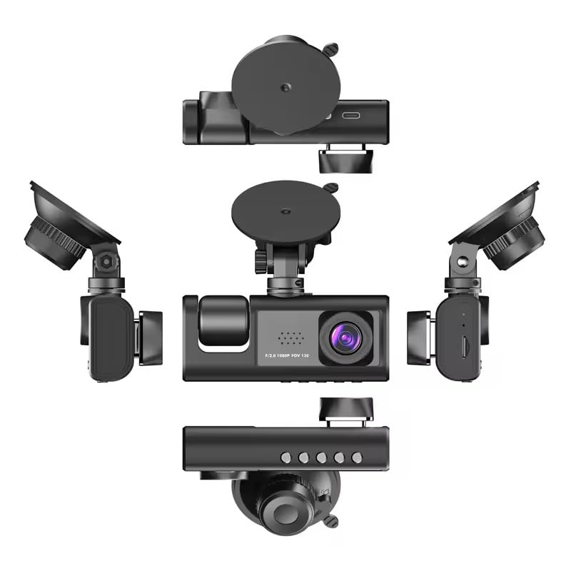 Kamerë Inteligjente për Makinë 3 Pamje – Dash Cam