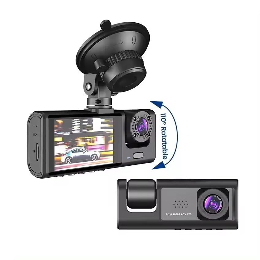Kamerë Inteligjente për Makinë 3 Pamje – Dash Cam