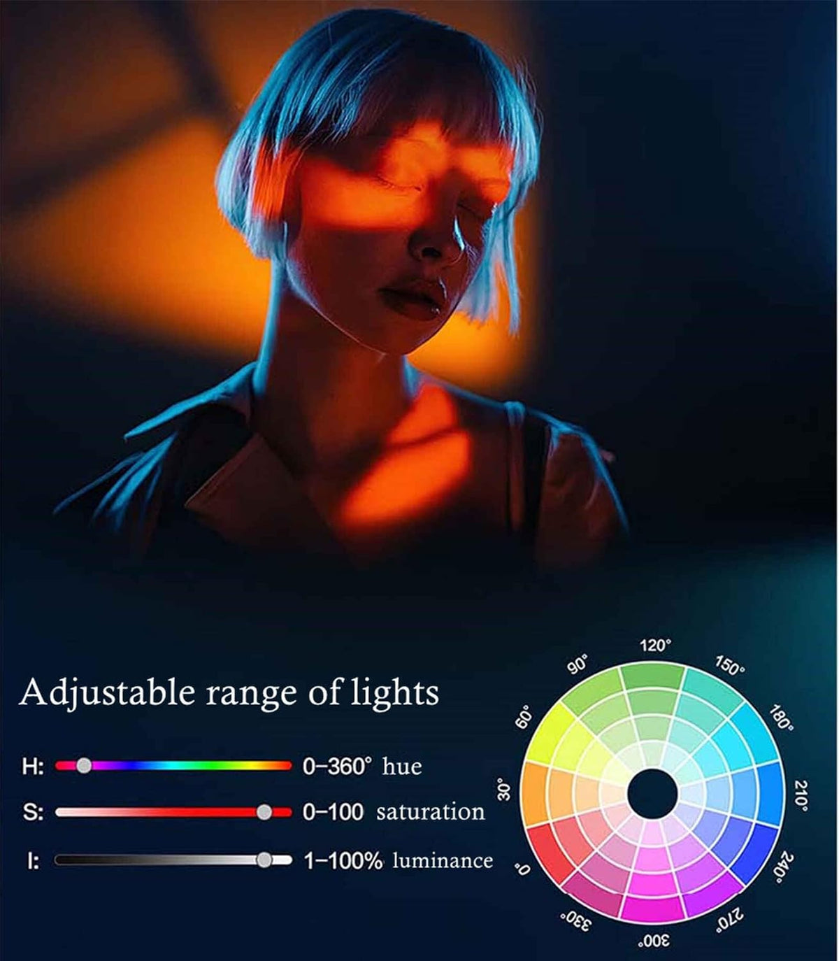 Dritë Unazore RGB e Rikarikueshme YM200 LED 20W