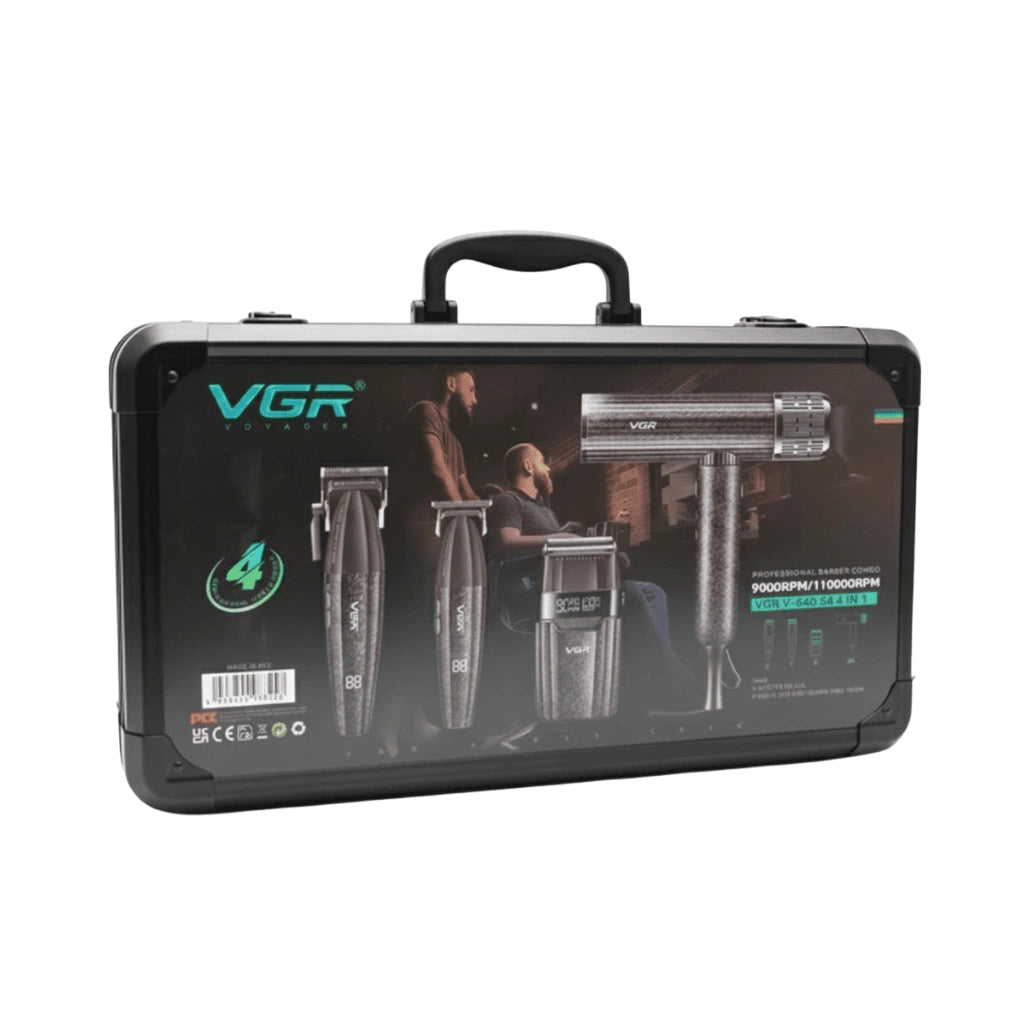 Set Profesional për Berberë VGR V-640 S4 (4 në 1)