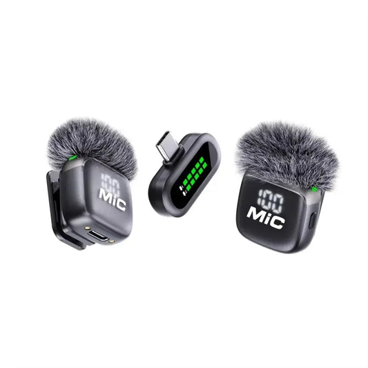 Mikrofon Wireless T98 Dual – 2 Mikrofona me Reduktim të Zhurmës AI