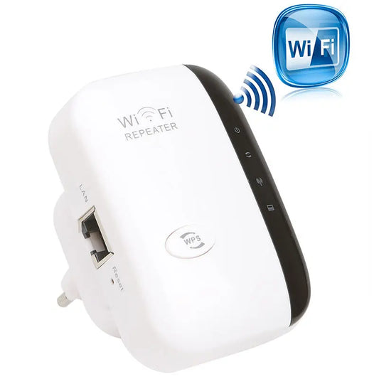WiFi Extender 300Mbps – Përforcues i Sinjalit WiFi 2.4GHz me WPS dhe Port LAN