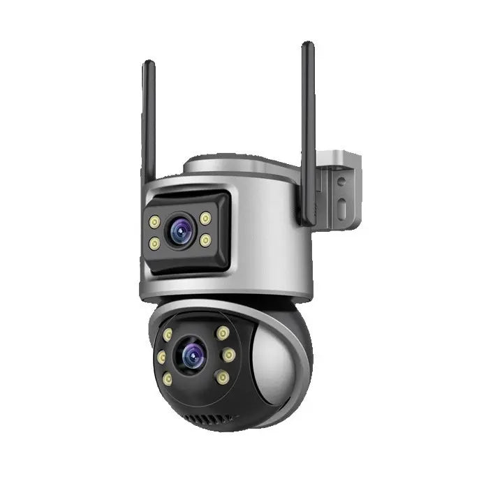 Kamerë Sigurie WiFi me Dy Lente 8MP – Night Vision, Audio Dy-Drejtimëshe