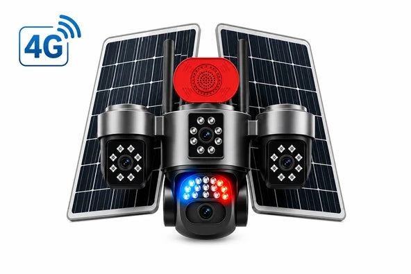 Kamerë Solare me 4 Pamje 4G – PTZ 360° (S11)