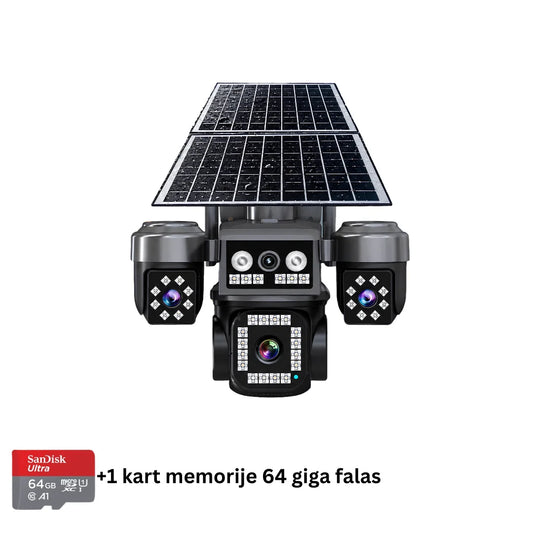 Kamerë Solare 4G me 4 Pamje YOOSEE