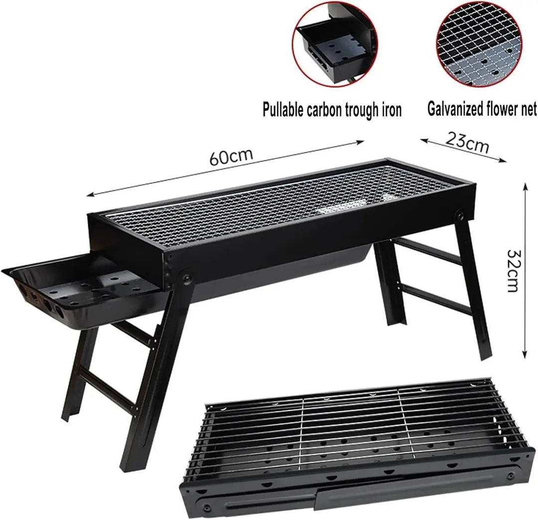 Skare Portative e Palosshme – Inox, Ideale për Kamping dhe Piknik